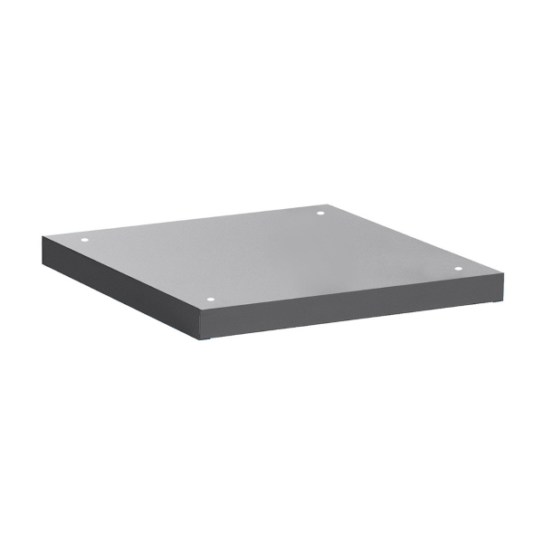 Unior - Base rialzata 990WDU-BLACK per cassettiera larga - Nero