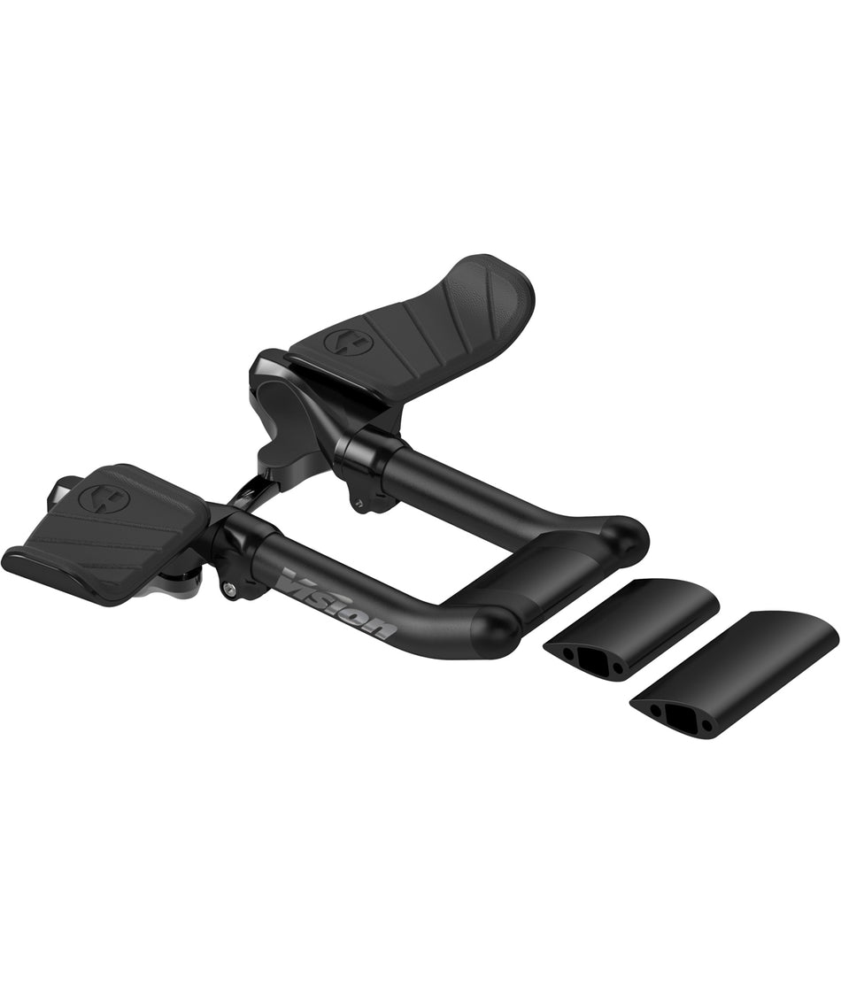 Przedłużki Vision Metron Mini Clip-On do kierownic 5D 117 mm