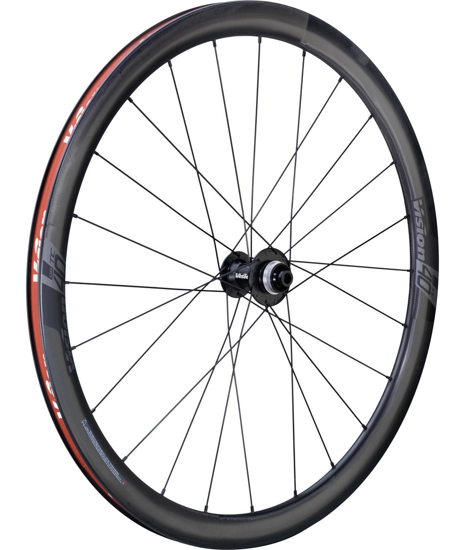 Vision TC 40 DB wheels clincher centerlock tubeless