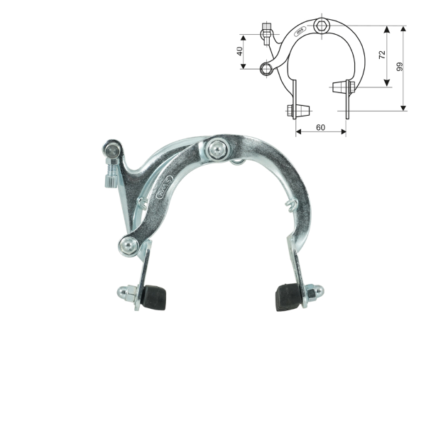Wag - PAIR OF JUNIOR CANTILEVER BRAKES - 2 PCS, 72/99 MM