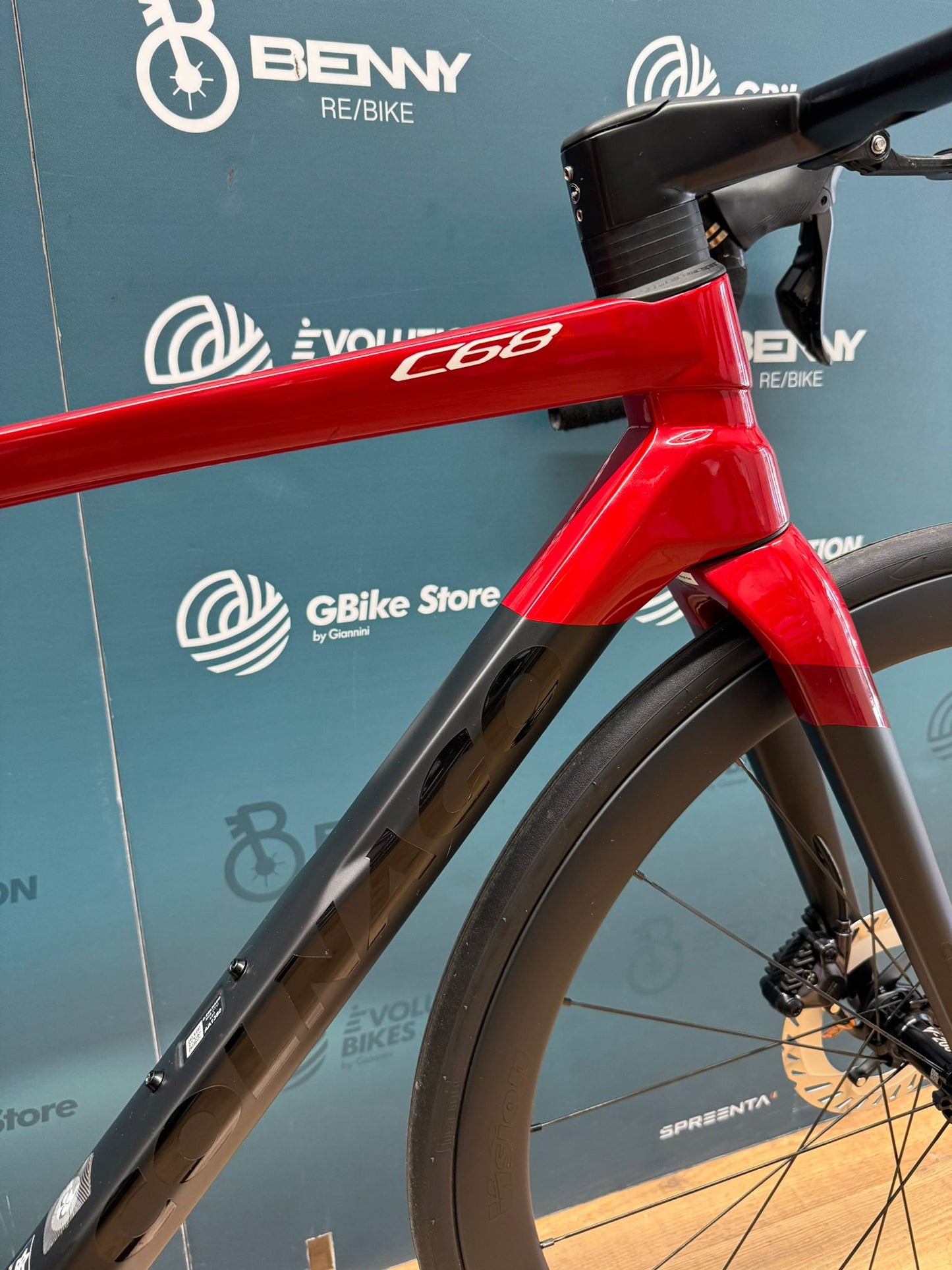 Colnago C68 Straßenscheibe ULTEGRA DI2 12V Größe 45,5 - Gebraucht