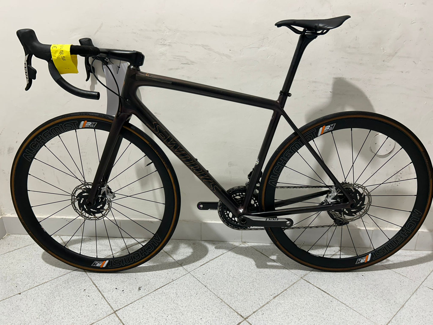 S-Works Aethos Rode Axs Maat 56 - Gebruikt