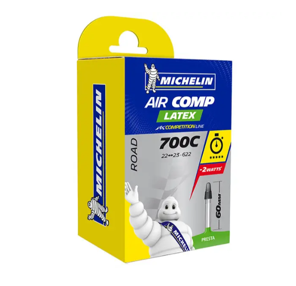 Michelin Air Comp Latex 700x22/23 Presta 60mm valve