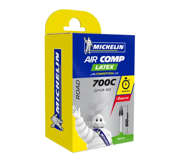Dętka Michelin Air Comp Latex 700x22/23 Zawór Presta 60mm