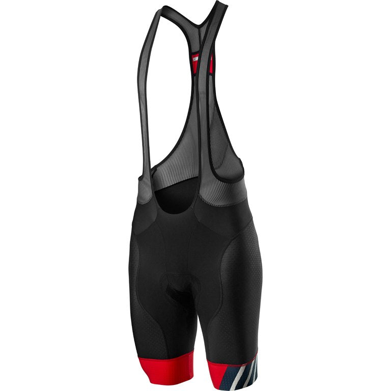 Castelli Free Aero Race 4 Bibshort Negro/Rojo