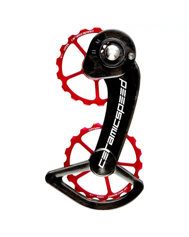 Poulies et cage de dérailleur Oversize Ceramicspeed SRAM eTap 11v