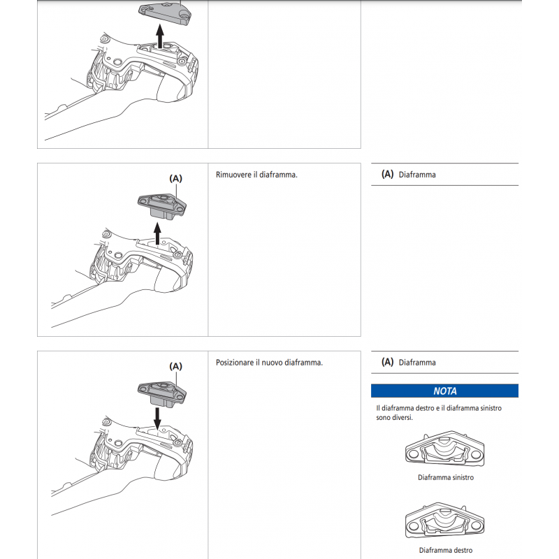 Shimano ST-R9120 Diafragma izquierdo