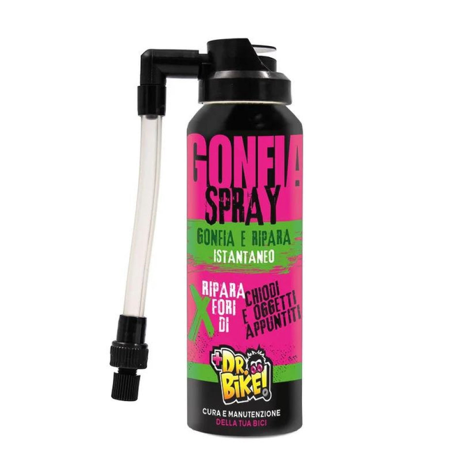 Spray Gonfleur et Réparateur Dr Bike 125ml