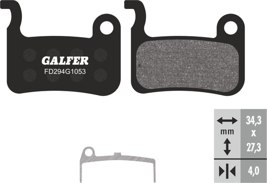 Galfer FD294G1053 plaquettes de frein pour Shimano Deore XT / LX / SAINT 04-07 / XTR 03