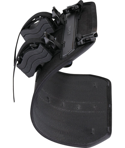 Bag at the Topaak Frontloader 8L Waterproof handlebar with velcro straps and black buckles