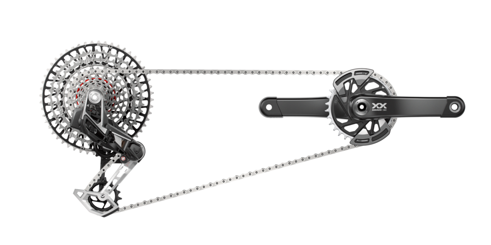 SRAM XX Eagle Transmission T-type AXS-gruppe