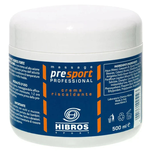 Crema Riscaldante Hibros Presport Media 500ml