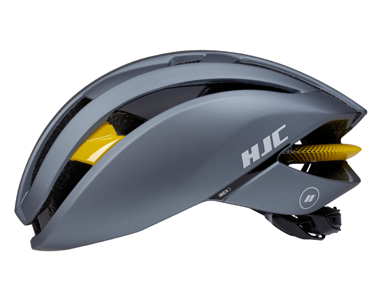 Hjc Ibex 3.0 casco bici da corsa Matte-Gloss-Grey-Yellow / S (51~56cm)