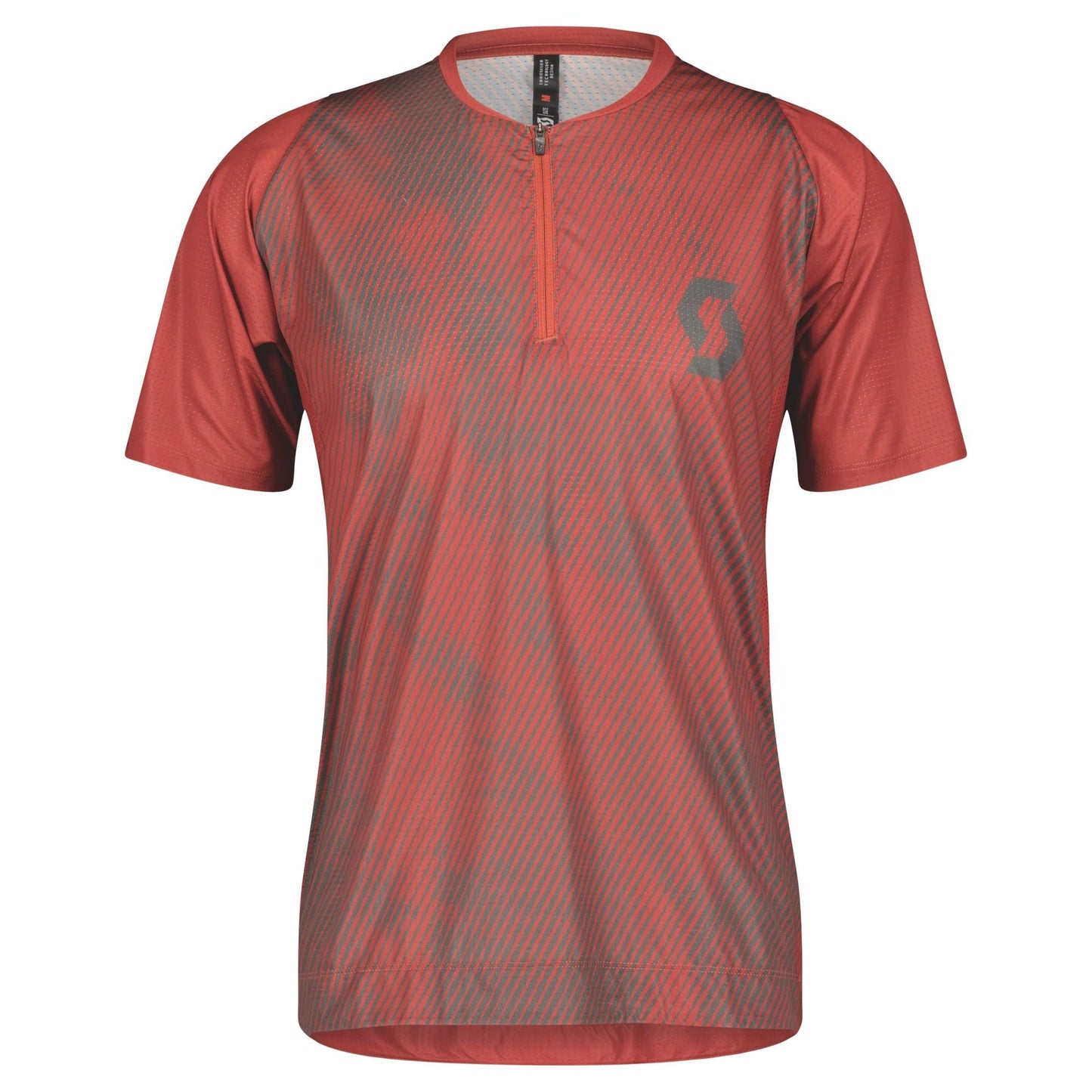 Camisa masculina Scott Trail vertic con cremallera corta