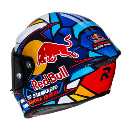 HJC RPHA 1 Red Bull Misano GP MC21 helmet