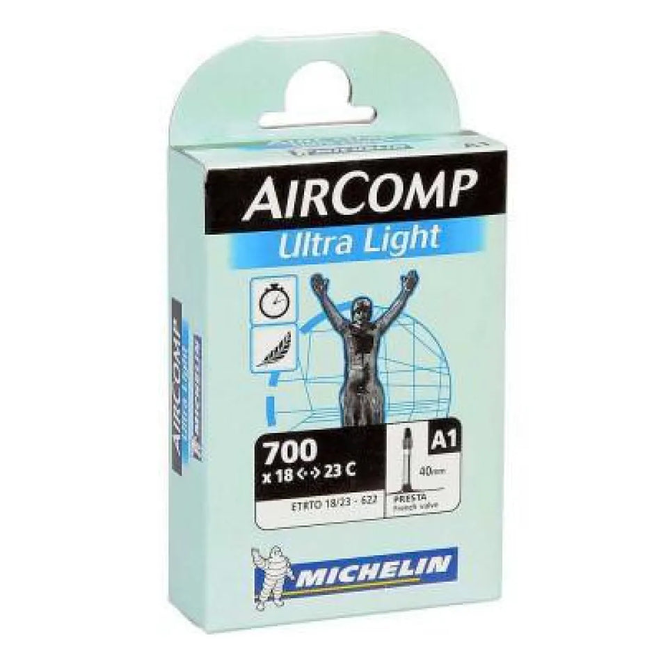 Chambre à Air Michelin Air Comp Ultra Light 700x18-23 Valve Presta 52mm