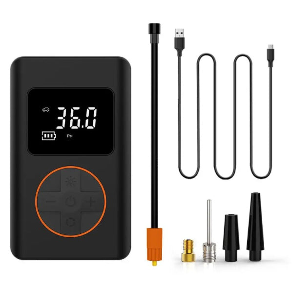 Mini Compresseur Universel Barbieri 10 Bar Pour Toutes Les Valves Avec Écran Digital