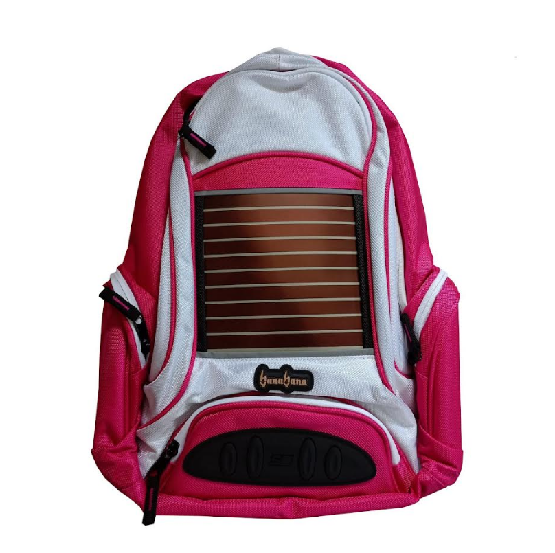 Mochila de banabana con panel solar del kit de energía incluido