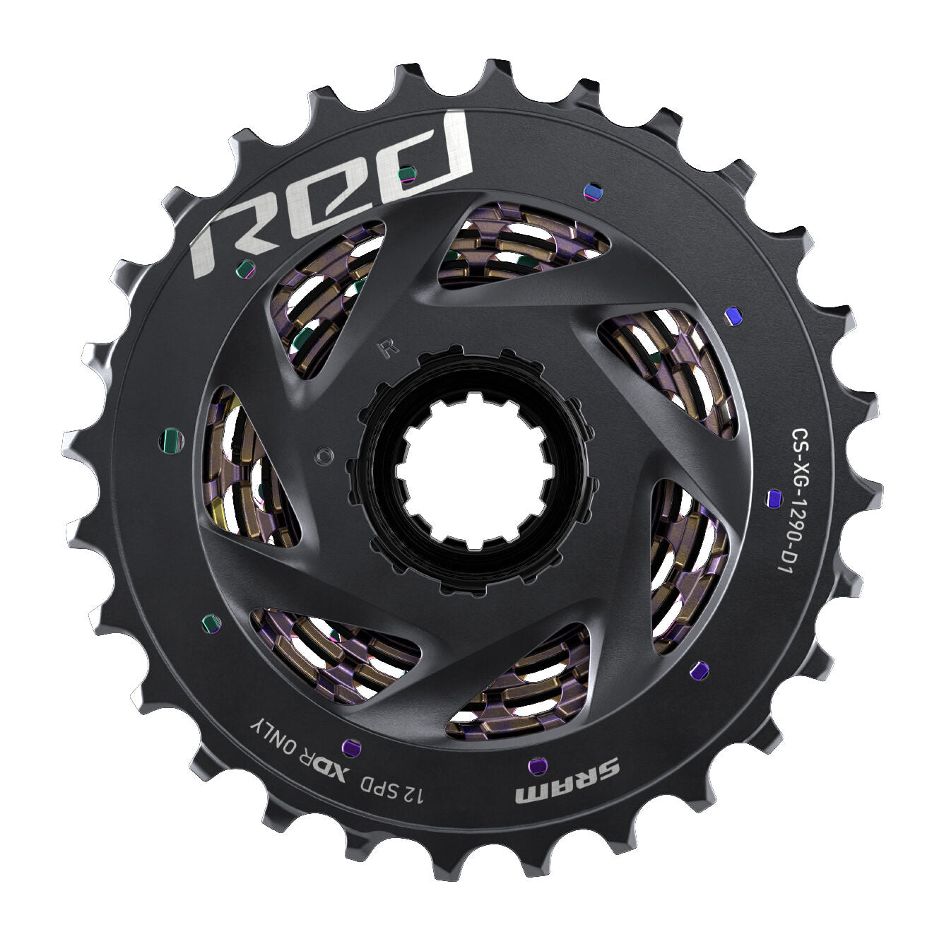 SRAM RED XG 1290 D1 12V Pacote - Rainbow