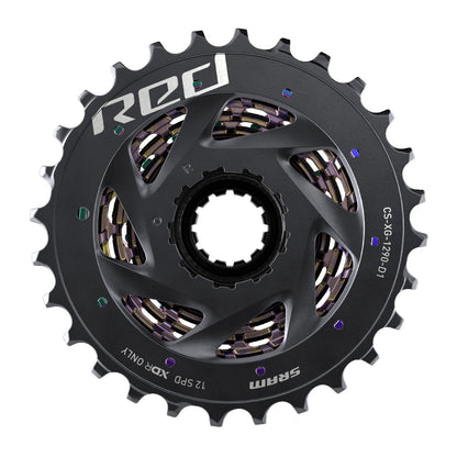 SRAM RED XG 1290 D1 12V Packet - Rainbow