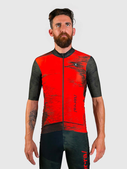 Pissei manga corta XC Earth Jersey