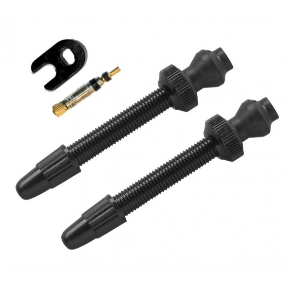 Para zaworów Presta aluminiowych do Tubeless 45mm