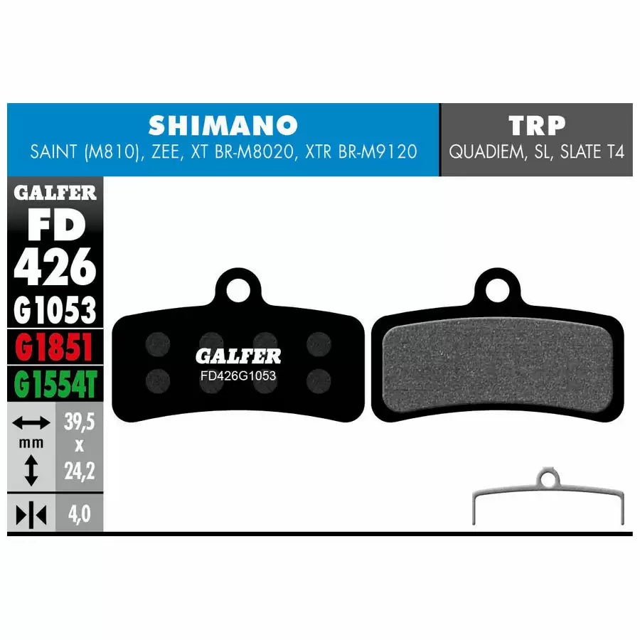 Galfer FD426G1053 Bremsbeläge für Shimamo Saint Zee