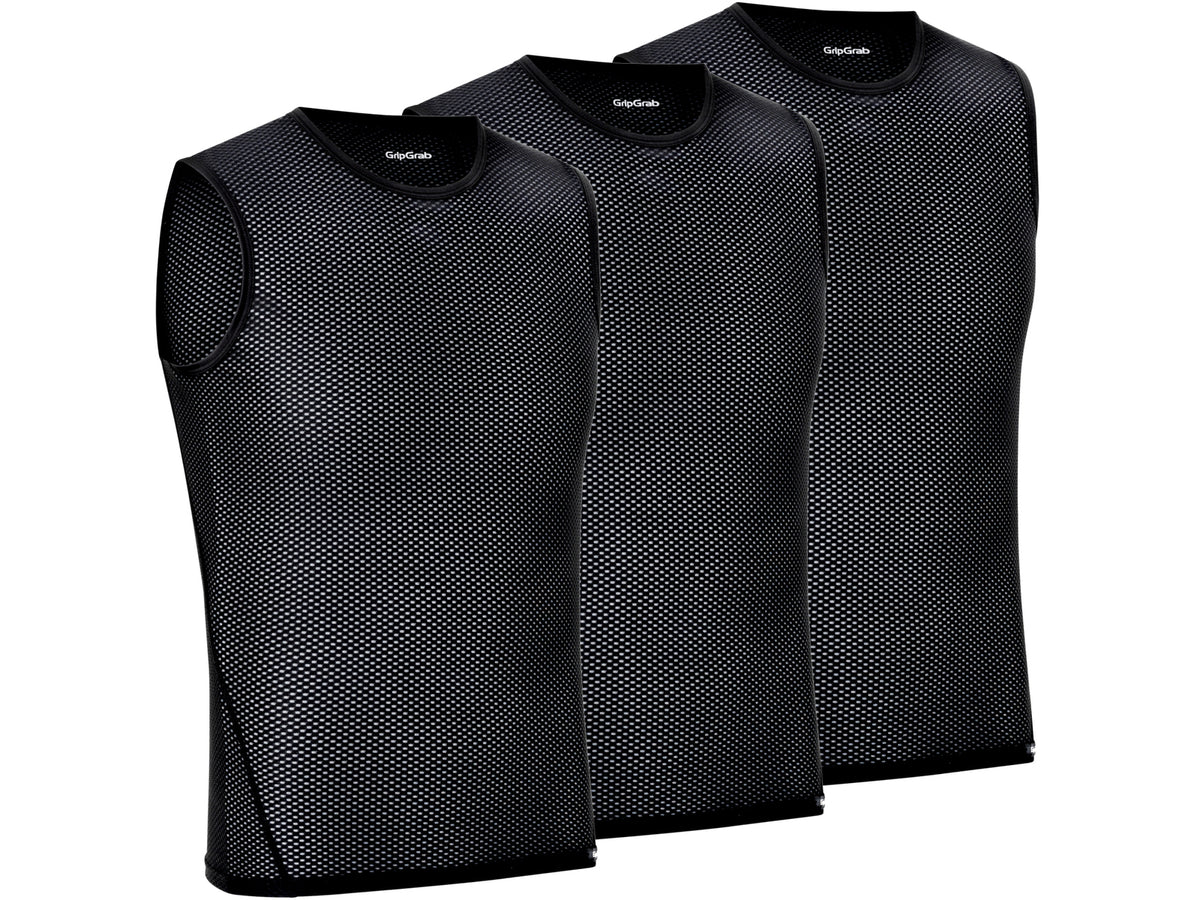 Sottomaglia GripGrab Ultraleggera a Rete Senza Maniche Pack da 3