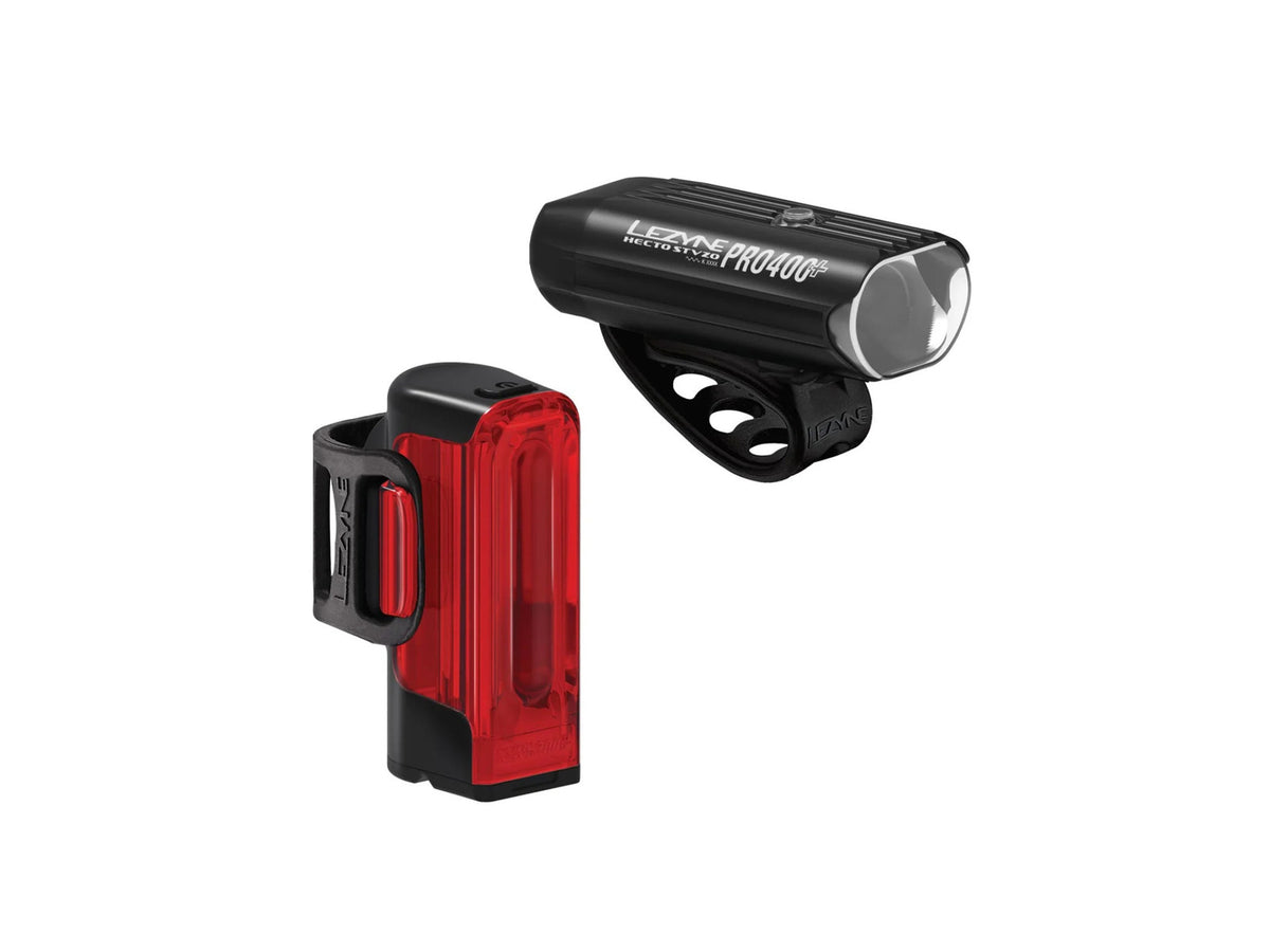 Coppia luci Lezyne Hecto Drive Pro 400+ StVZO / Strip Drive+ StVZO