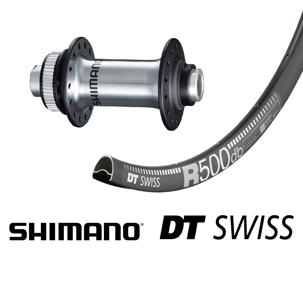 Ruota anteriore Shimano RS770 Race con DT Swiss R500 Cross/Gravel