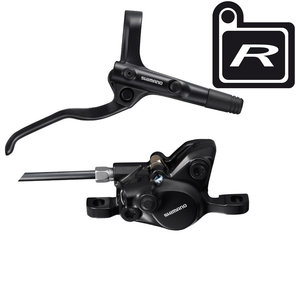 Impianto freno a disco Shimano MT200 destro posteriore
