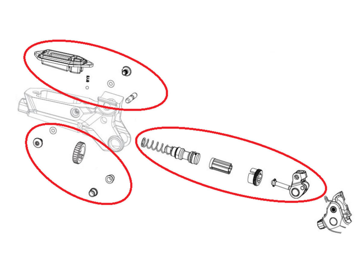 Kit di manutenzione leva SRAM Maven Ult/slv B1