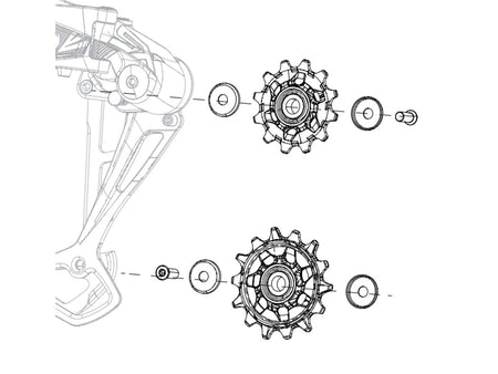 Kit pulegge cambio posteriore SRAM Nx/sx Eagle