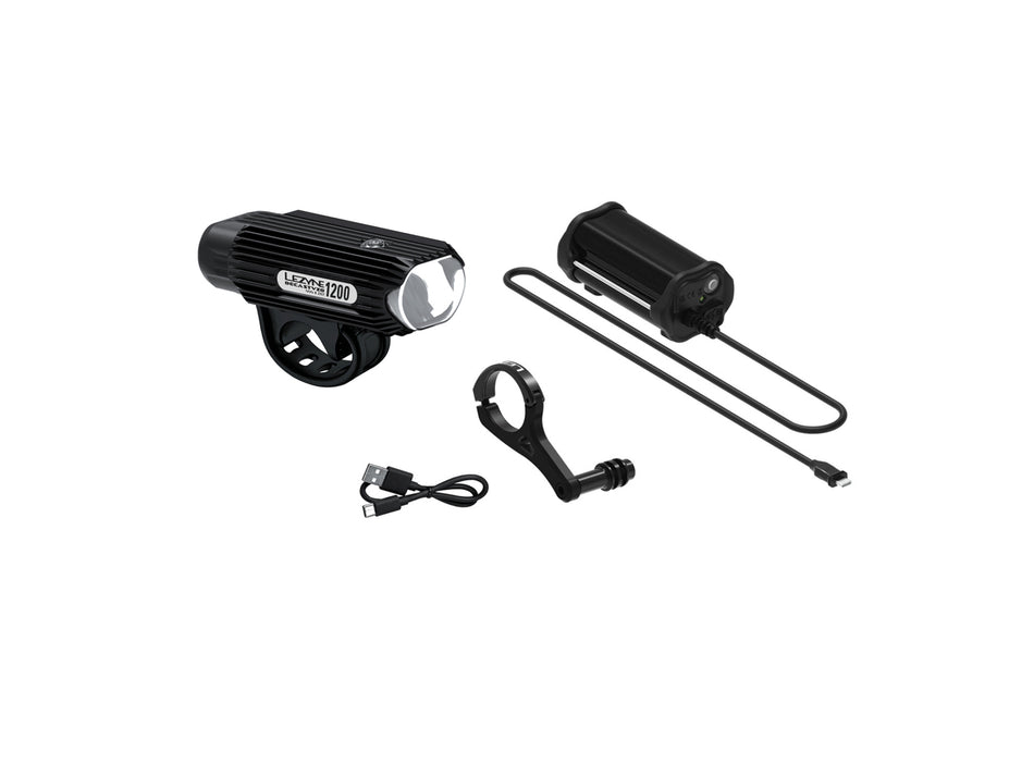 Kit luce anteriore Lezyne Deca 1200 StVZO Loaded