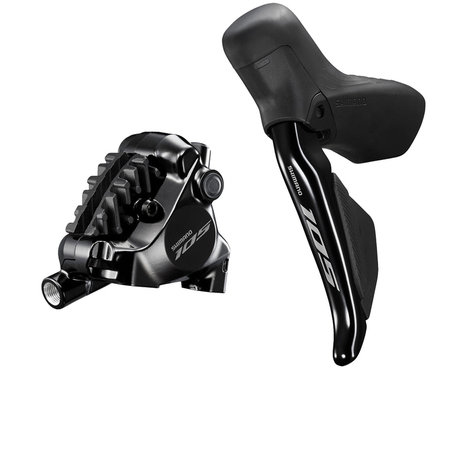 Set leve STI Di2 freno disco sinistra anteriore Shimano 105 12V