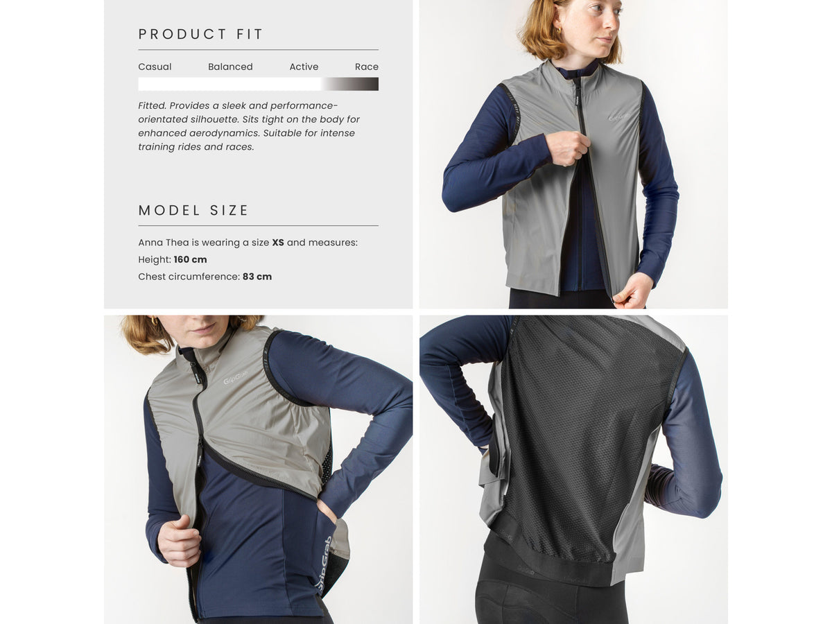 Gilet GripGrab Pacr antivento leggero da donna - foto 6
