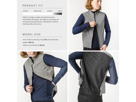 Gilet GripGrab Pacr antivento leggero da donna - foto 6