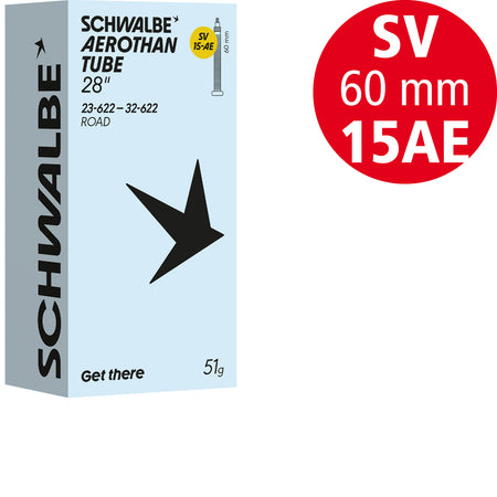 Camera d'aria Schwalbe SV15AE Aerothan da corsa