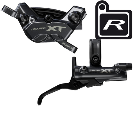 Impianto freno a disco Shimano XT destro posteriore 4 pistoncini