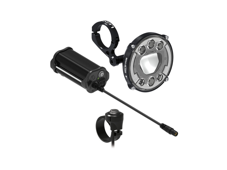 Kit luce anteriore completo Lezyne Mega HB P2600 StVZO