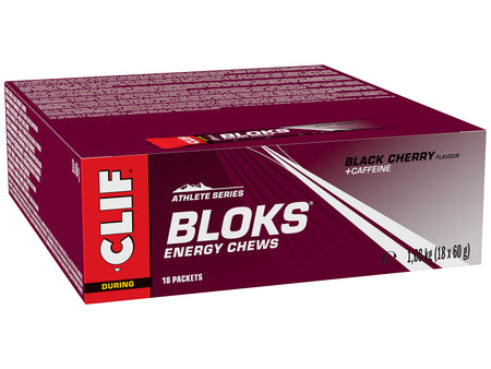 Gommose energetiche Clif Bar Shot Bloks ciliegia nera con caffeina