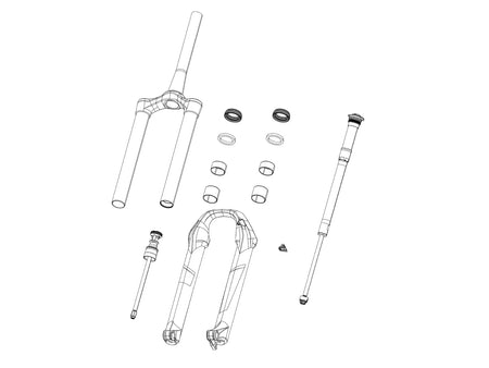 Corona forcella RockShox Lyrik/Yari Solo Air