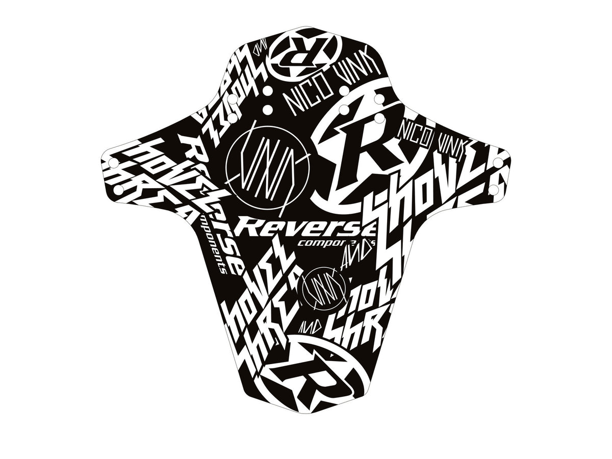 Parafango Reverse Mudfender Nico Vink Stickerbomb