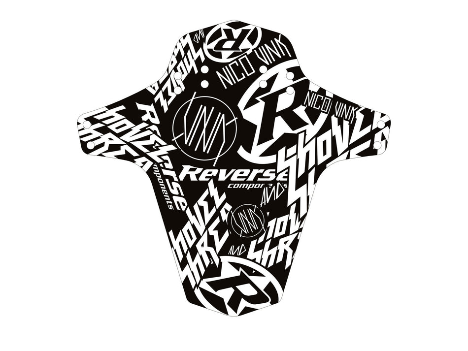 Parafango Reverse Mudfender Nico Vink Stickerbomb