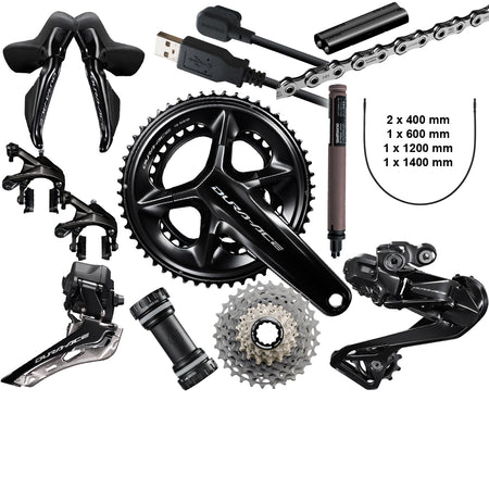Gruppo Shimano Dura-Ace Di2 2x12v R9250 Freni a Pattini