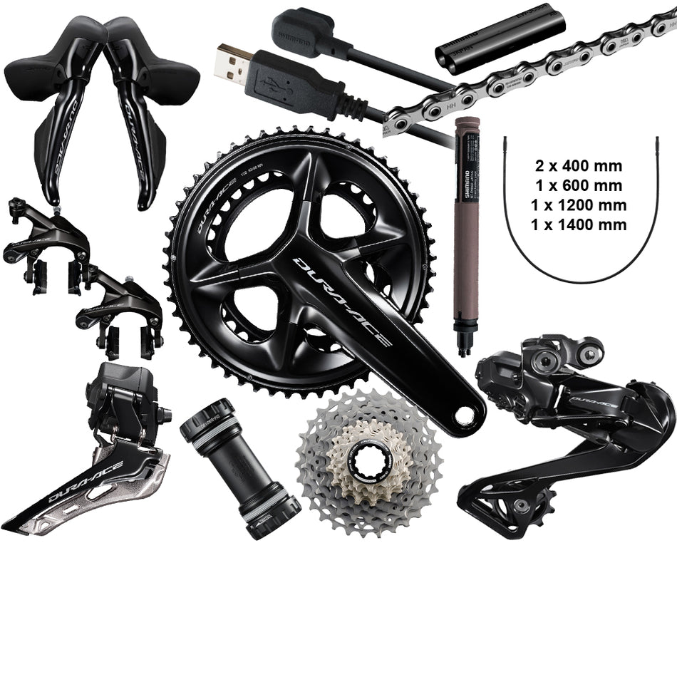 Gruppo Shimano Dura-Ace Di2 2x12v R9250 Freni a Pattini