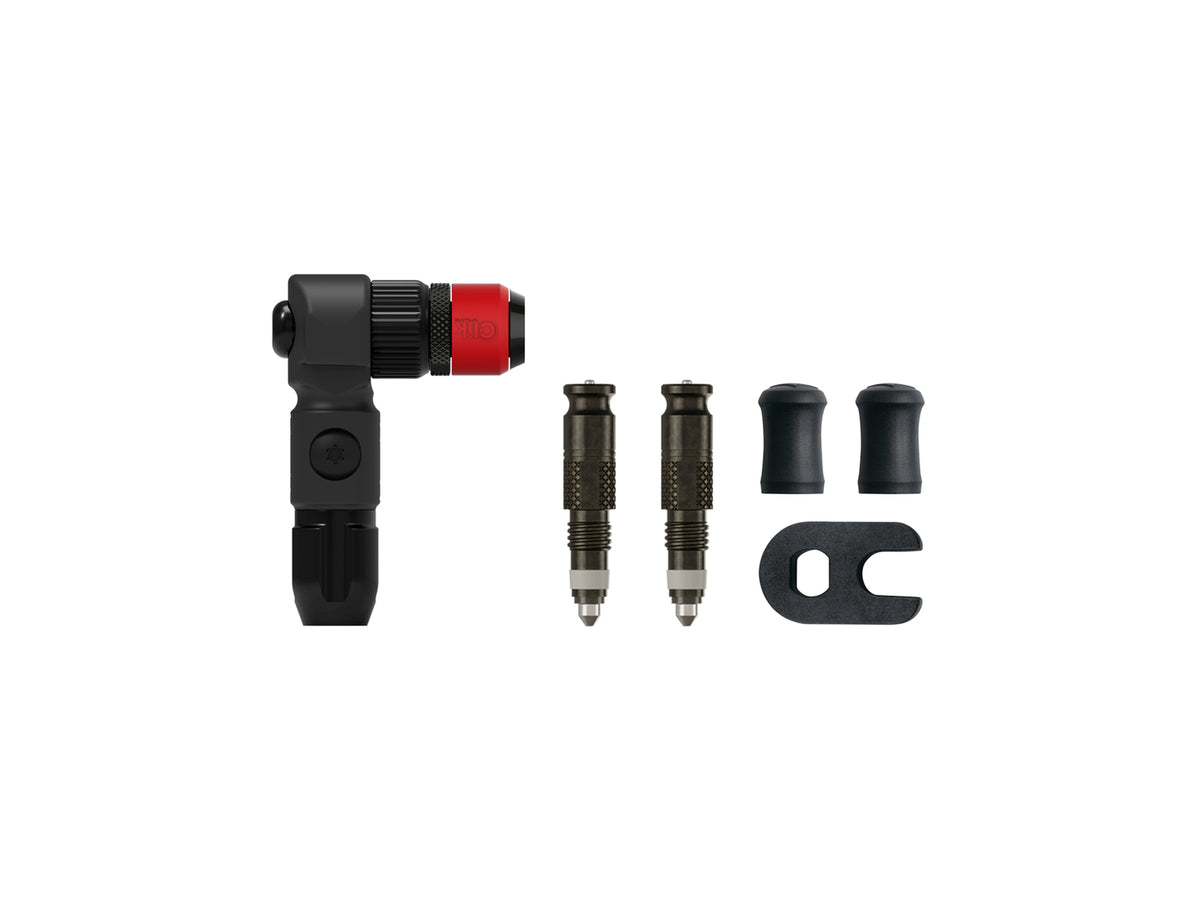 Testina pompa Lezyne ABS Pro Clik con 2 inserti