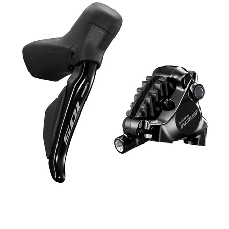 Set leve STI Di2 freno disco destra posteriore Shimano 105 12V