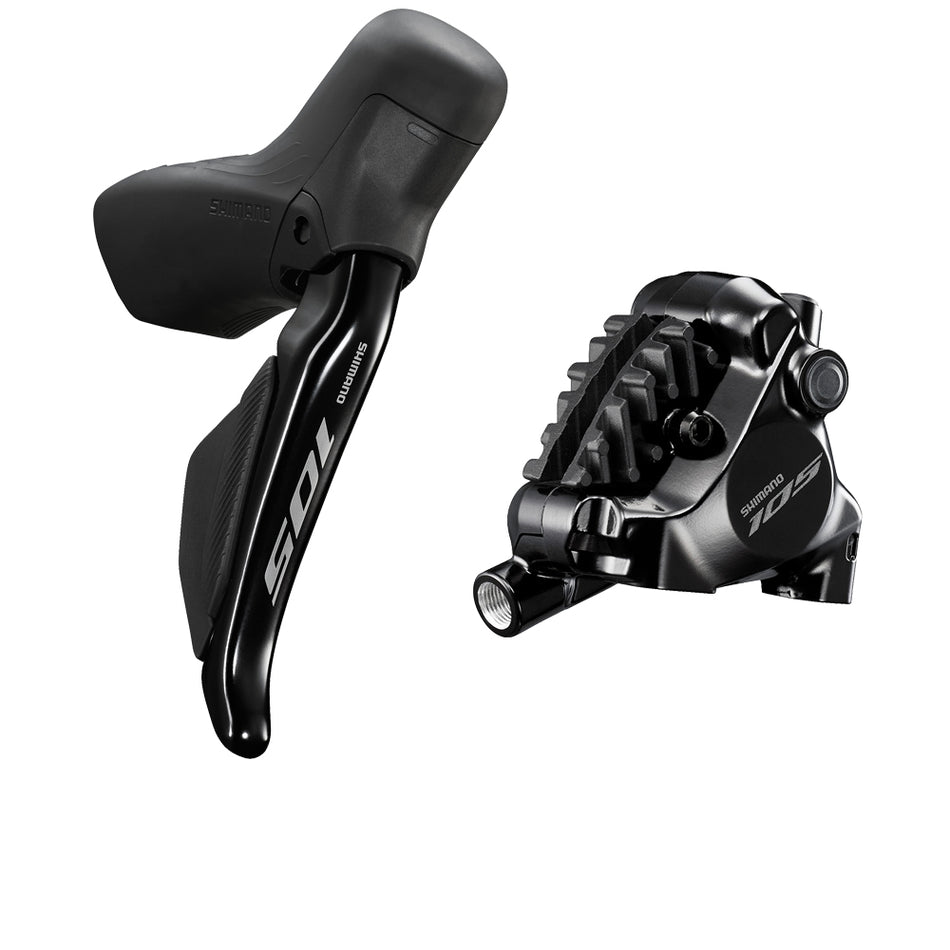 Set leve STI Di2 freno disco destra posteriore Shimano 105 12V
