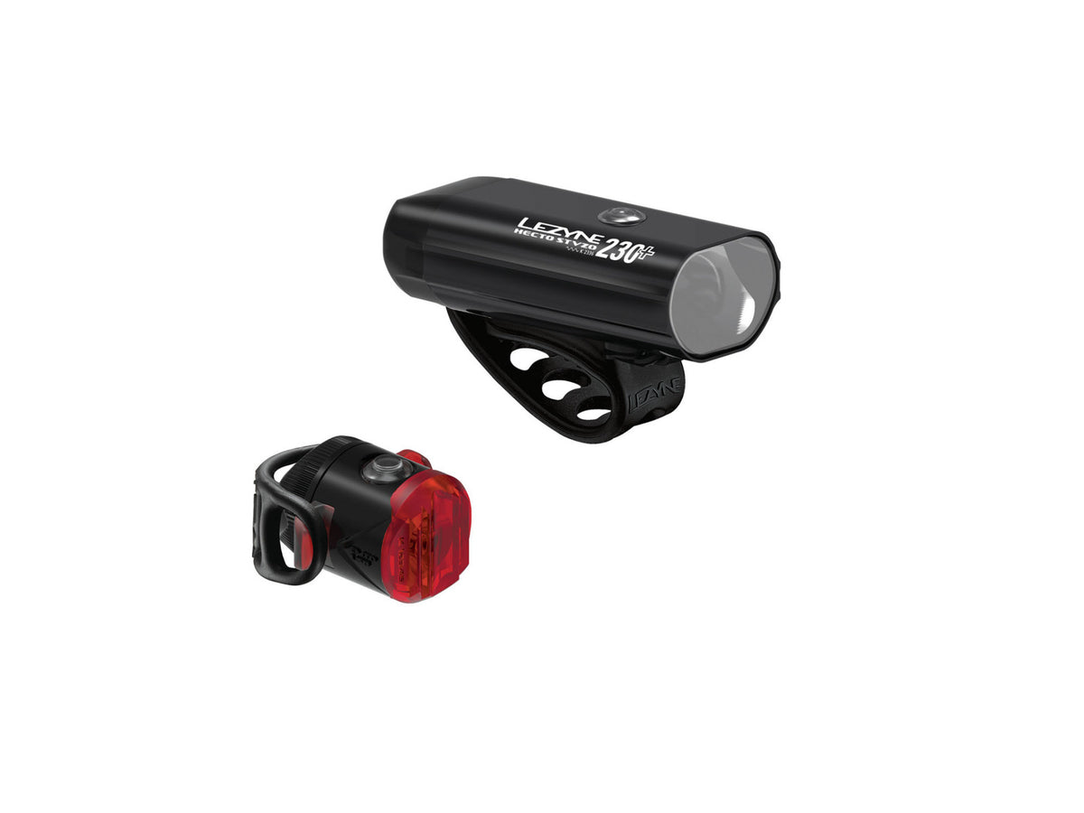 Coppia luci Lezyne Hecto 230+ / Femto Usb-c StVZO